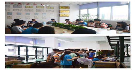 電子科技大學(xué)學(xué)生來(lái)我司參觀實(shí)習(xí)